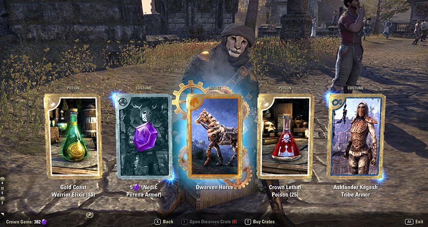 Elder Scrolls Online ESO Crown Crate Rare Mount